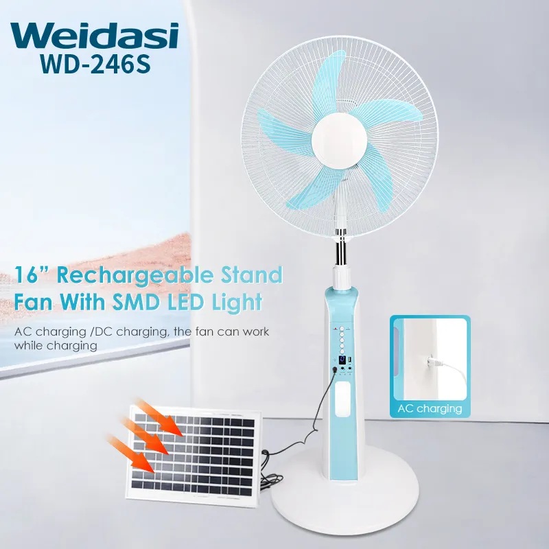 پنکه ایستاده شارژی 16 اینچ ویداسی مدل Weidasi WD-246S - Image 4
