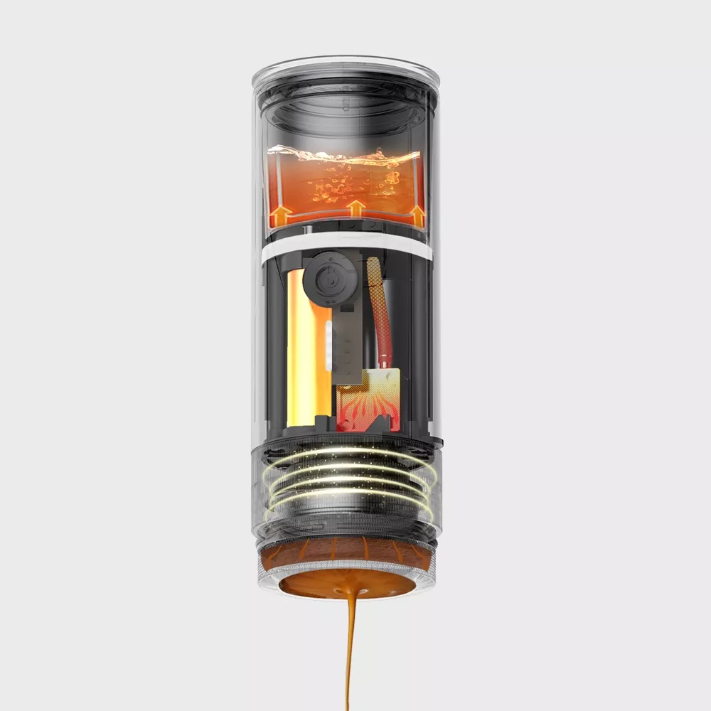 اسپرسو ساز پرتابل حرفهای CERA+ مدل PCM04A + به همراه پایه - Image 7