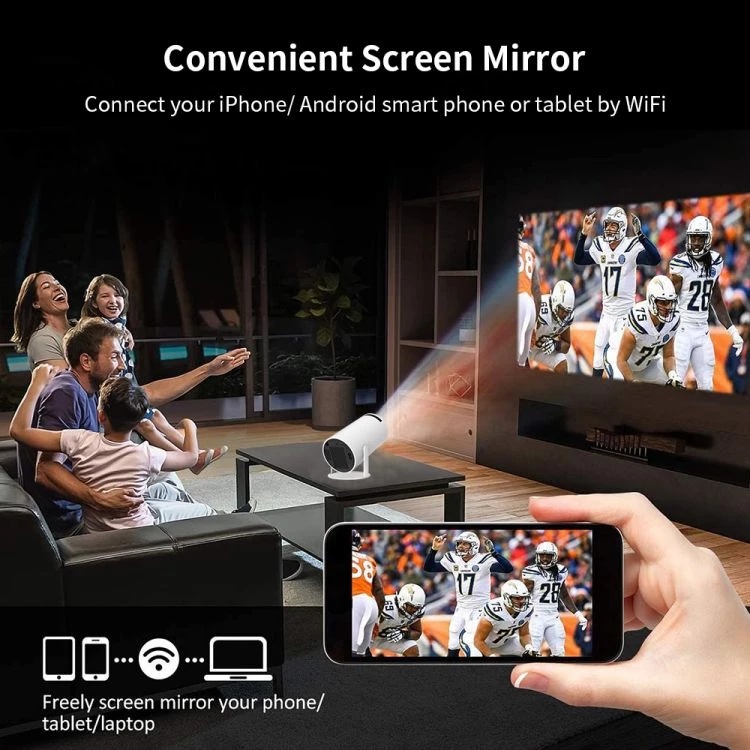 ویدئو پروژکتور تلسکوپی مدل Ultra HD HY300 - Image 3