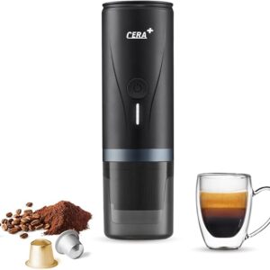 دستگاه اسپرسو ساز برقی قابل حمل مدل CERA+ pcm03