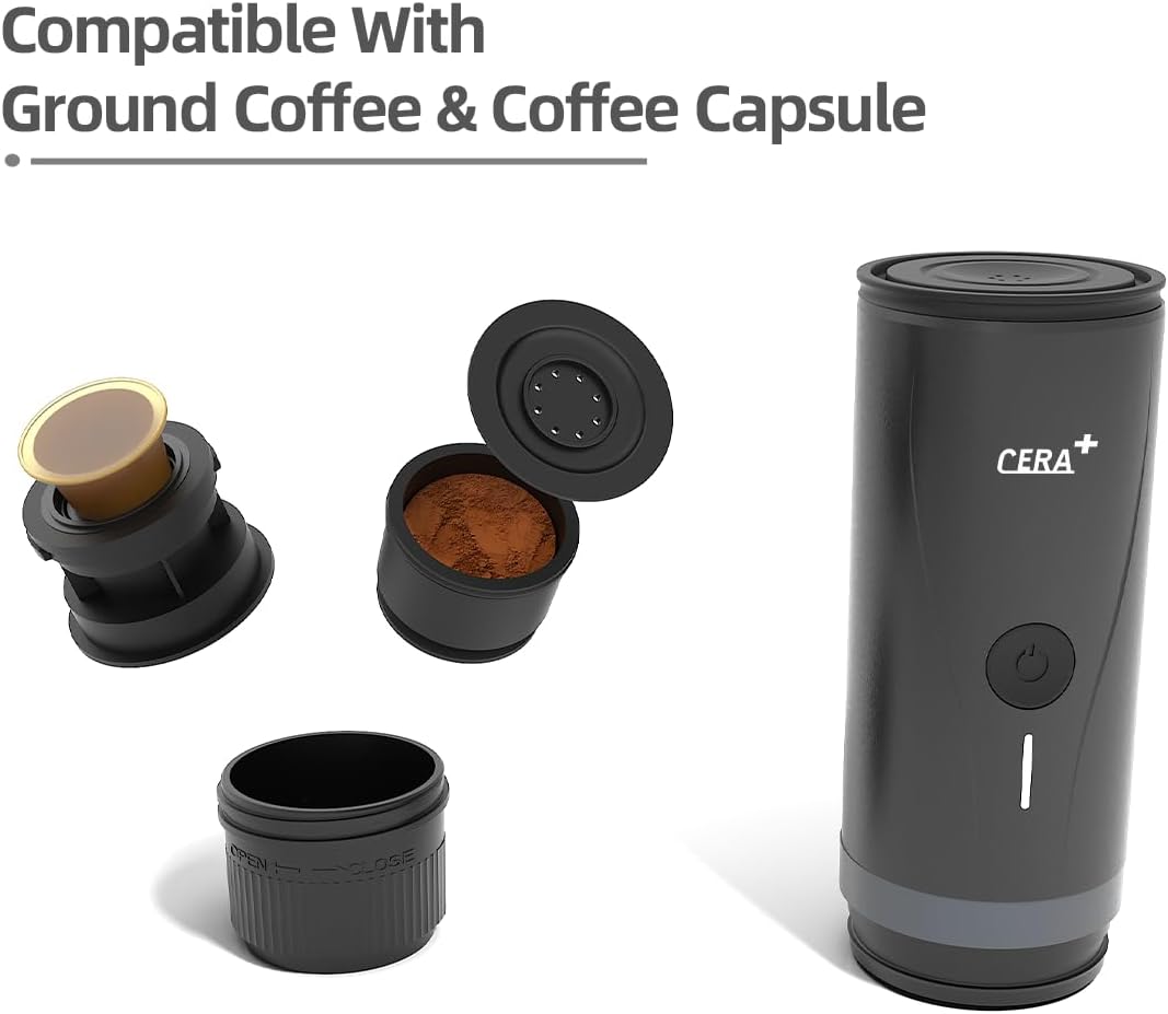دستگاه اسپرسو ساز برقی قابل حمل مدل CERA+ pcm03 - Image 2