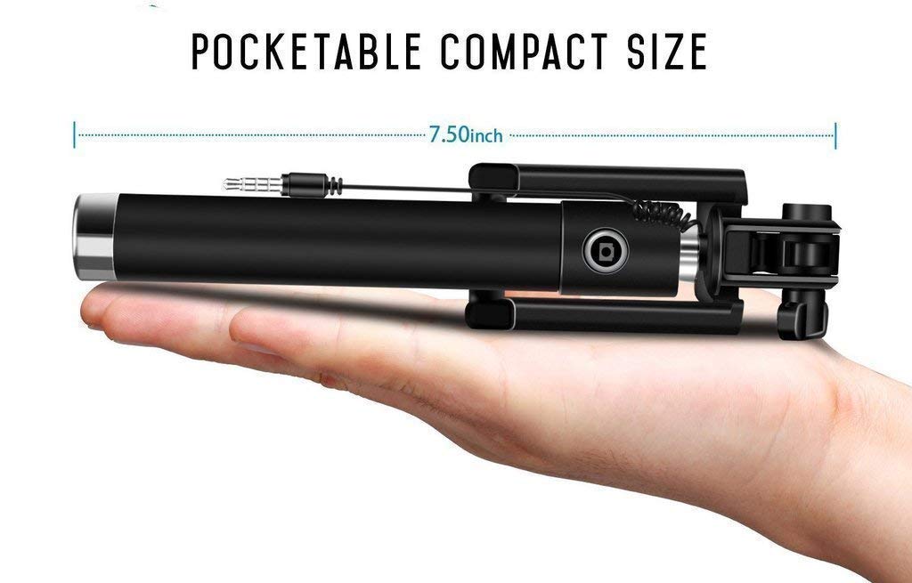 مونوپاد کابلی SELFIE STICK با ارتفاع 78cm - Image 2