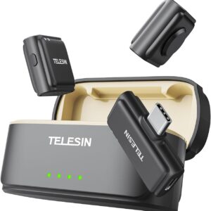میکروفون یقه‌ای بی‌سیم TELESIN مدل P5-MCP-01