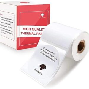 رول پرینتر لیبل زن حرارتی Phomemo سایز 50×50 ROUND LABLE XY5050-140