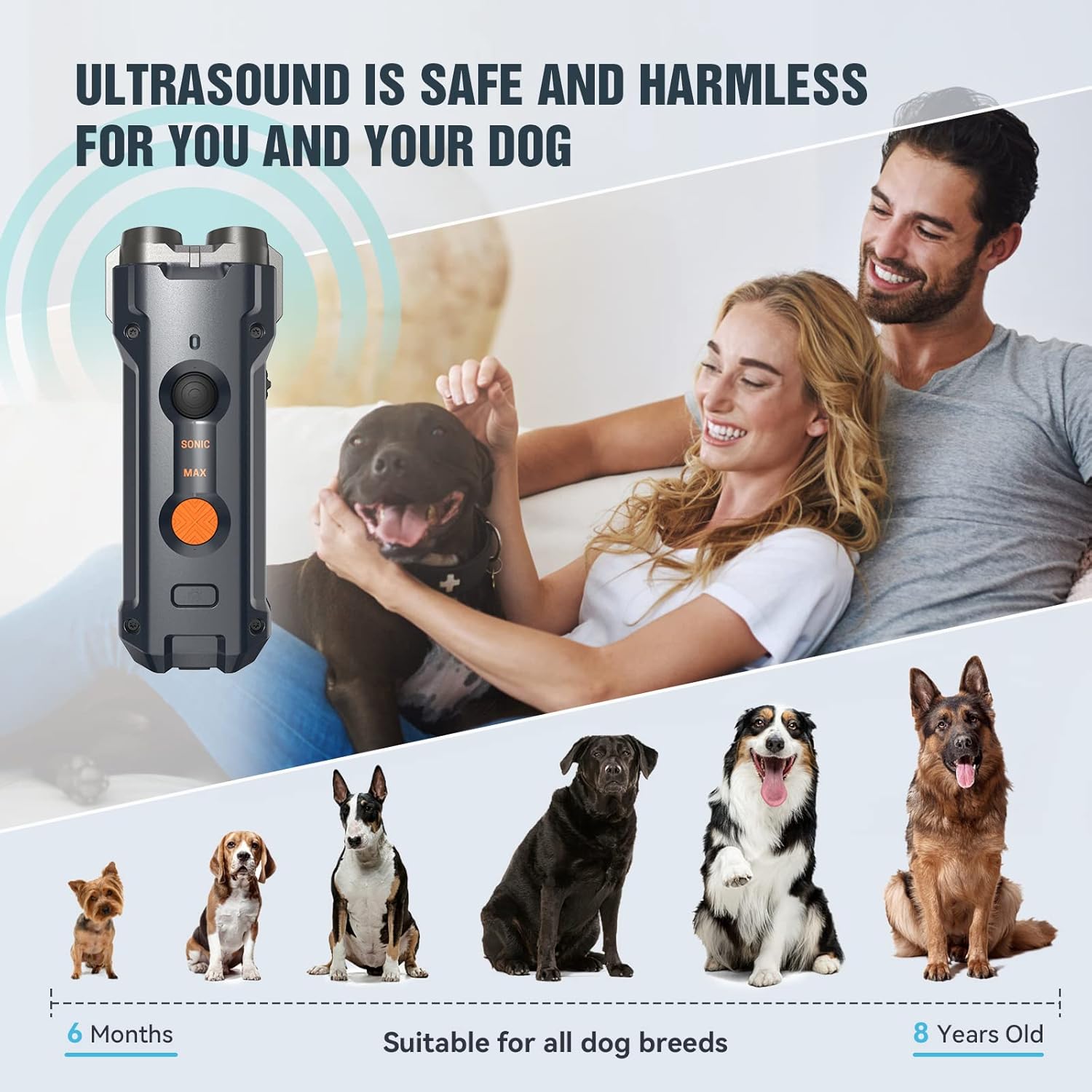 دورکننده حیوانات و ضد پاس سگ Ultrasonic Dog Trainer u20 - Image 2