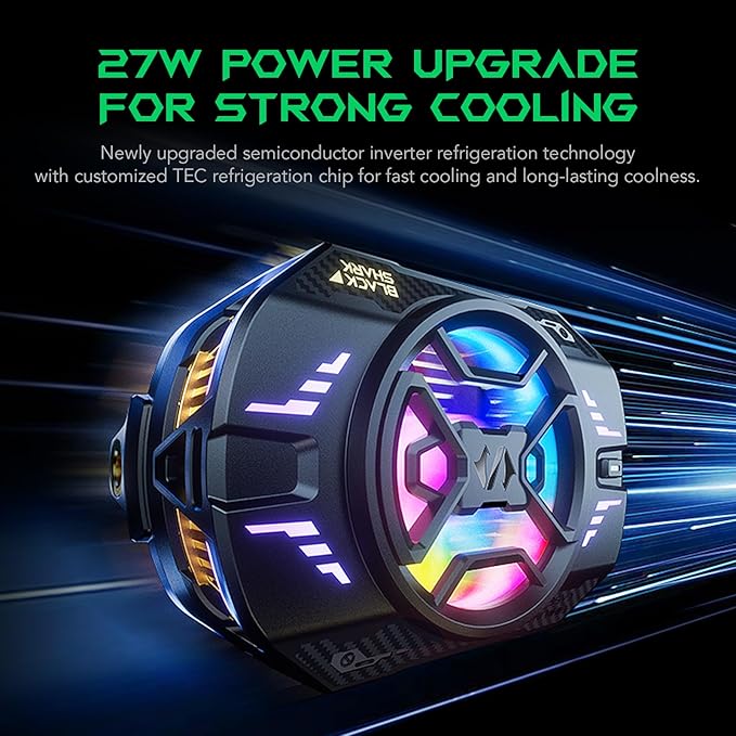 خنککننده موبایل بلک شارک مدل FunCooler 4 Pro | خنککننده فوقسریع ۲۷ وات گیمینگ - Image 2