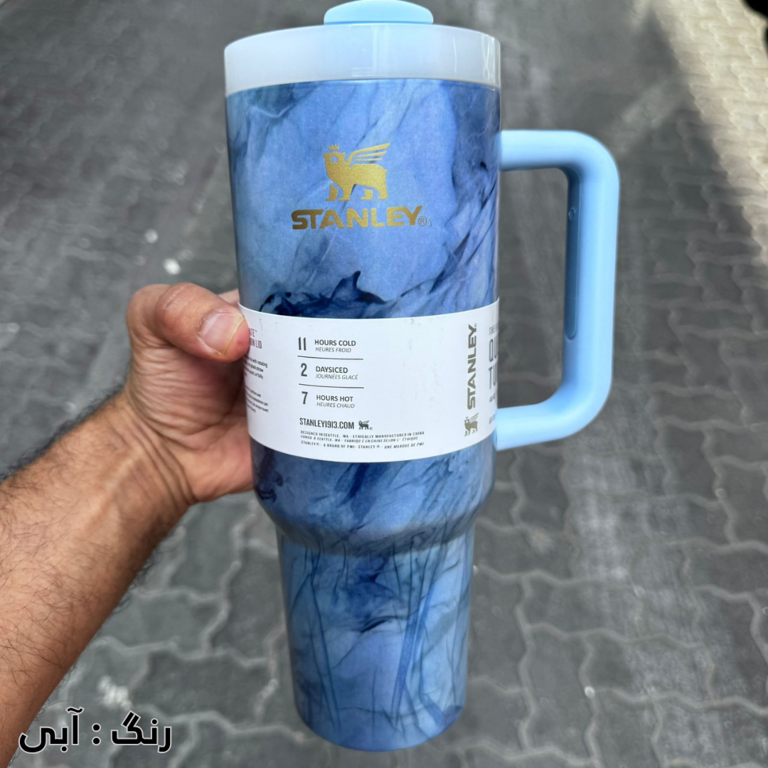 ماگ استنلی Quencher Tumbler مدل H2.0 با ظرفیت 1.18 لیتر طرح ماربل (مرمر) - Image 5