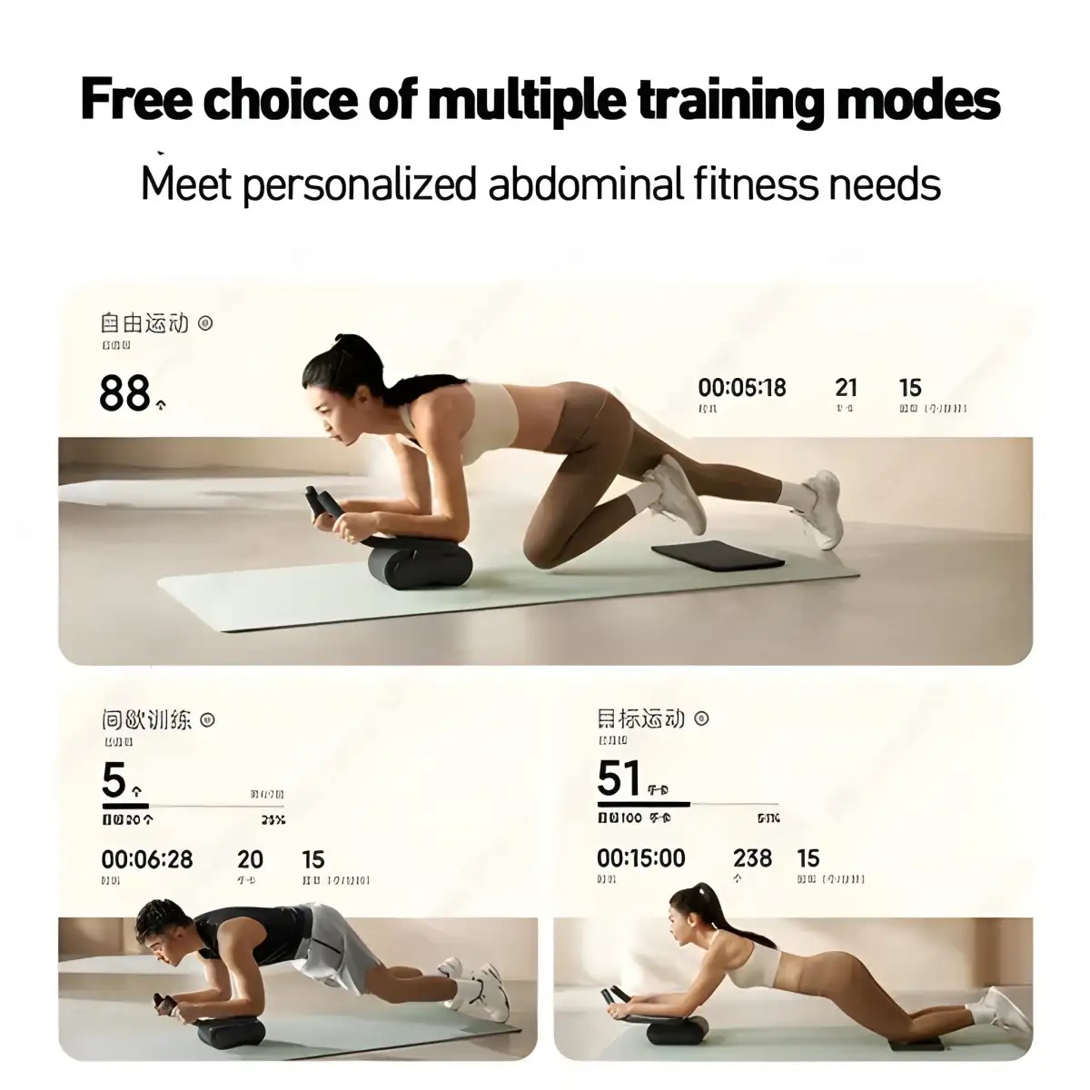 چرخ تمرین شکم هوشمند شیائومی مدل Mijia Smart Abdominal Wheel MJJFL01YM - Image 4