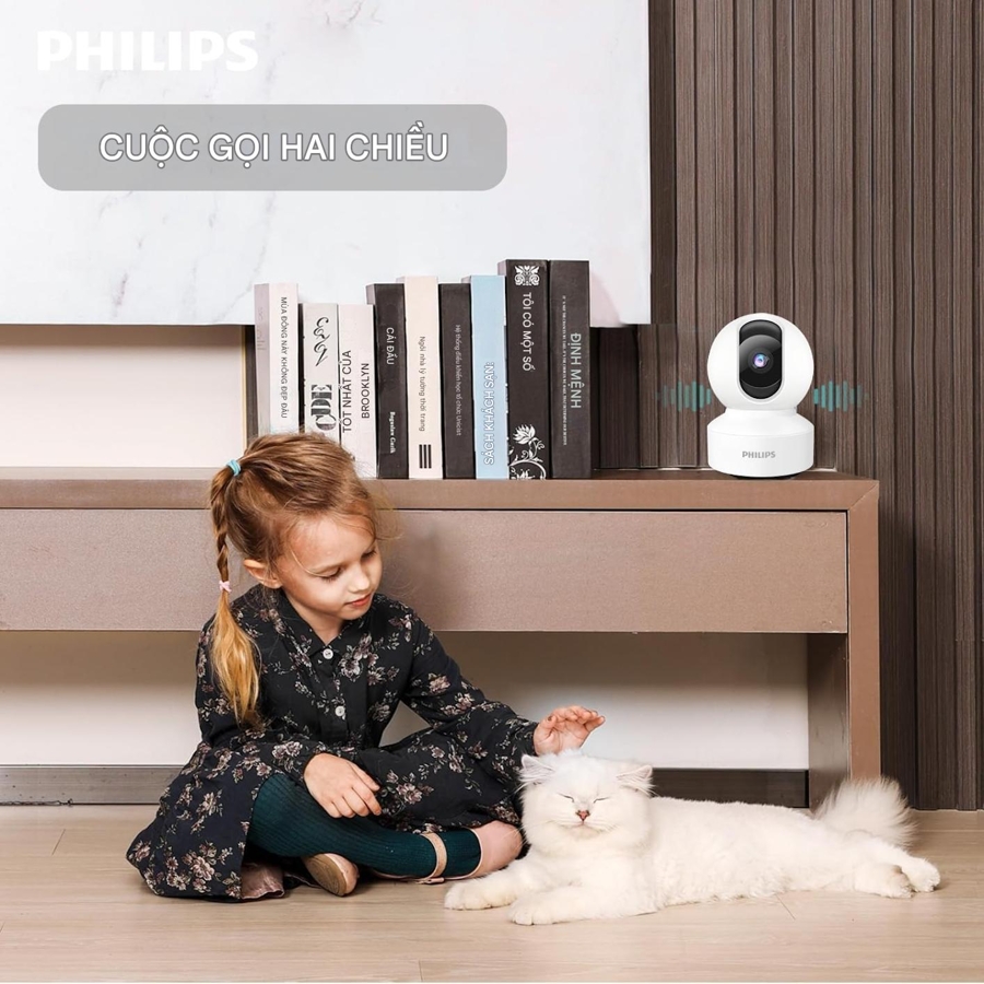 دوربین هوشمند چرخشی WiFi فیلیپس TAI6000W با دید 360 درجه - Image 4