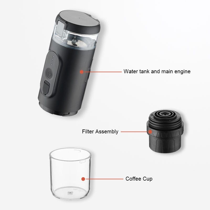 مینی اسپرسو ساز شارژی قابل حمل مدل Mini Espresso CF-1801BGC - Image 4