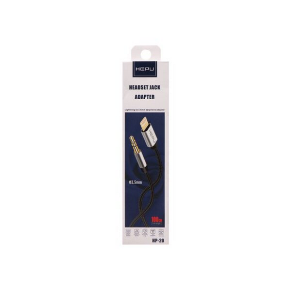 کابل تبدیل لایتنینگ به AUX (جک ۳.۵ میلیمتری) Hepu HP-20