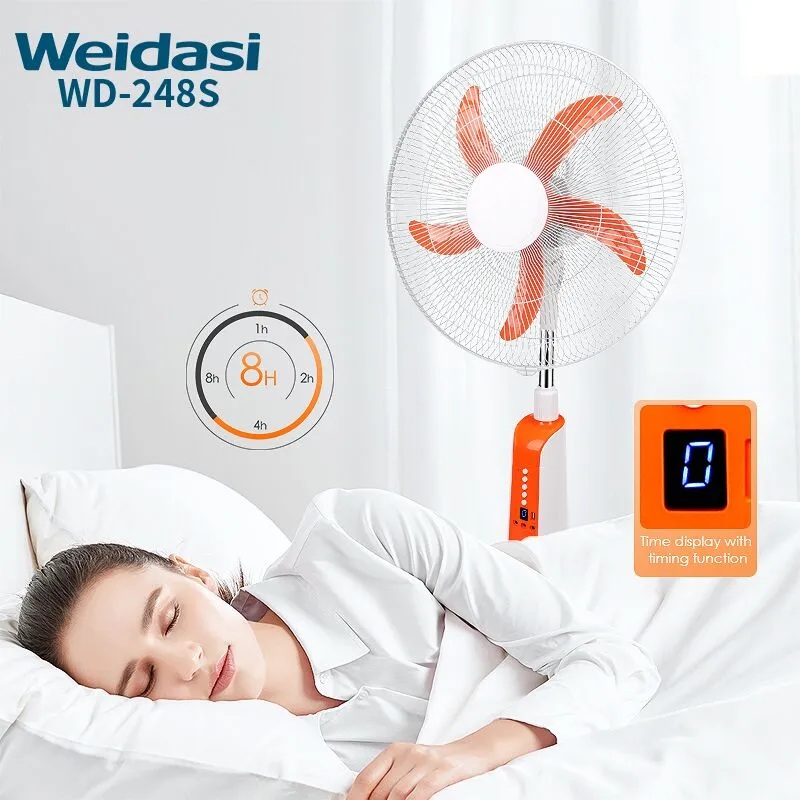 پنکه ایستاده شارژی 18 اینچ ویداسی مدل weidasi WD-248 با چراغ LED - Image 2