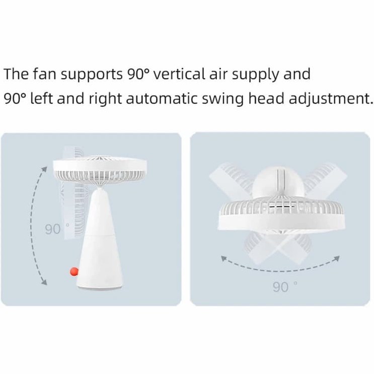 پنکه قابل حمل شیائومی مدل Mini Fan ZMYDFS01DM - Image 5