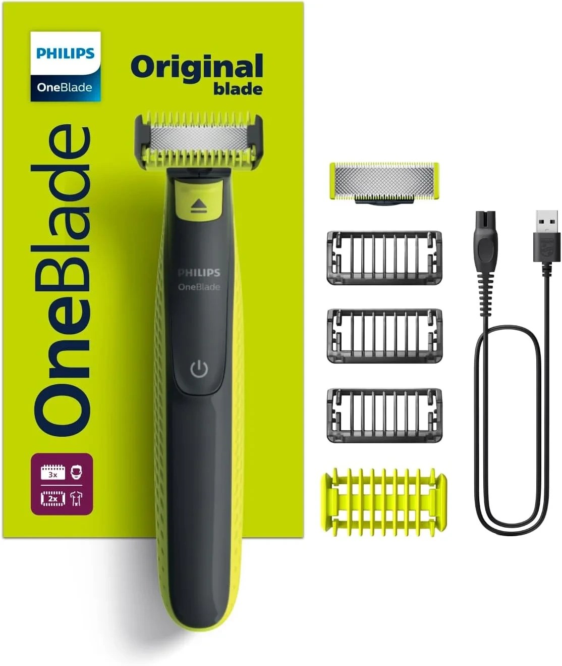 ماشین اصلاح همهکاره فیلیپس وانبلید مدل Philips OneBlade Face + Body QP2824/10 - تصویر 5